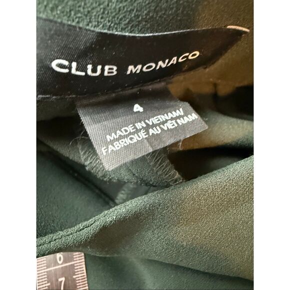 Club Monaco Prudeen pants in Forest Green Size S/4 - Picture 11 of 11